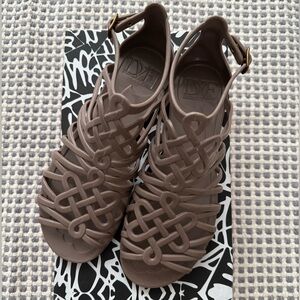 Diane Von Furstenberg jelly sandals